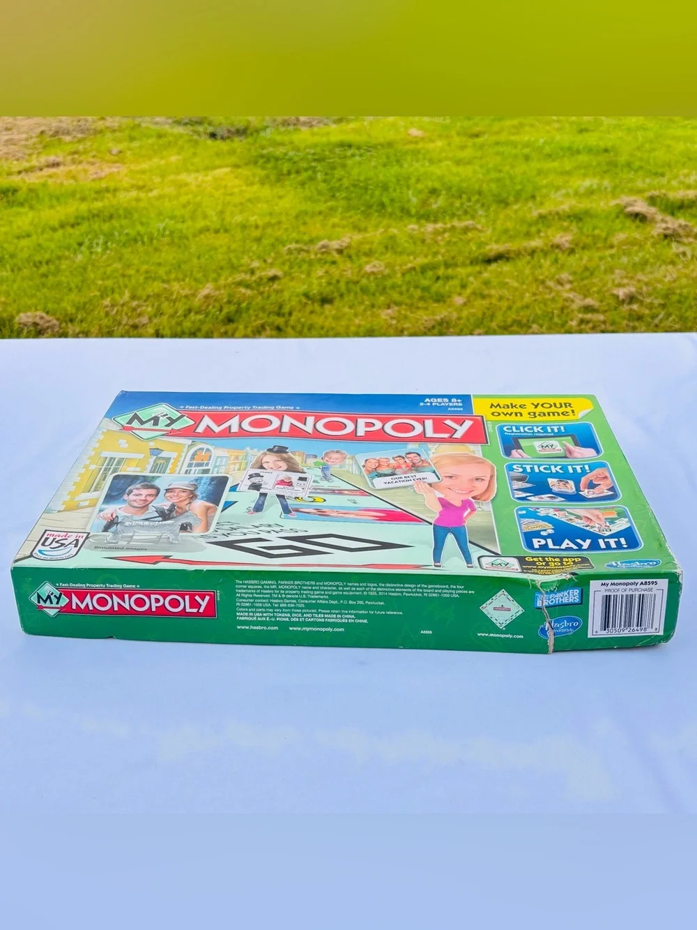 My Monopoly Family Board Game Personalized Customizable Version Hasbro 2014 New